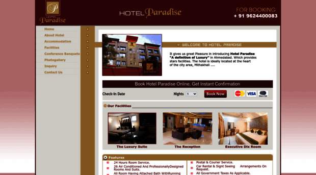 hotelparadiseahmedabad.com