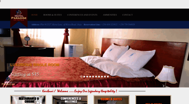 hotelparadiseonthenile.com