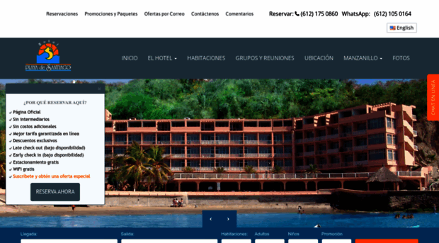 hotelplayadesantiago.com.mx