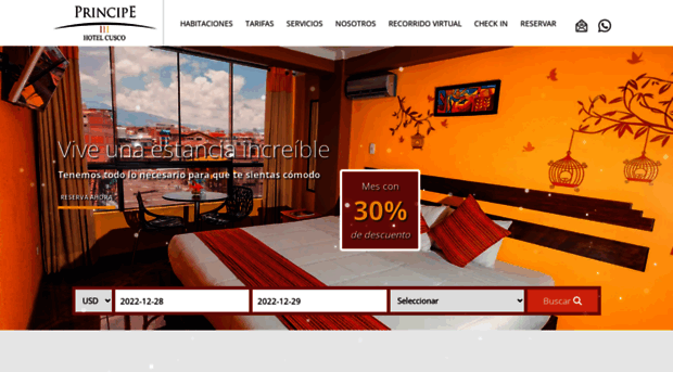 hotelprincipecusco.com
