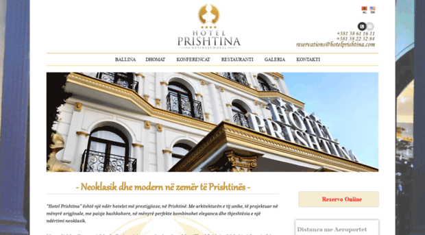 hotelprishtina.com