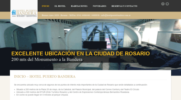 hotelpuertobandera.com.ar