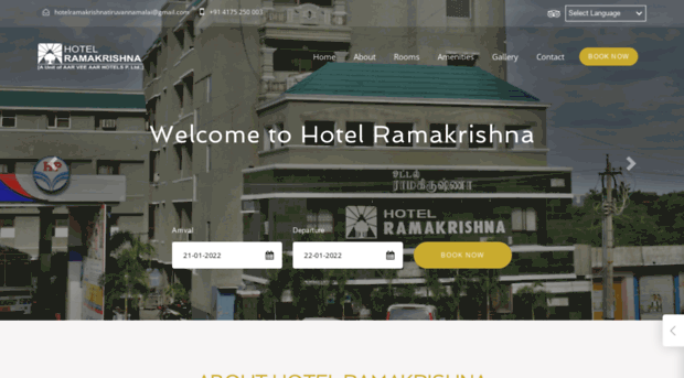 hotelramakrishnatiruvannamalai.com