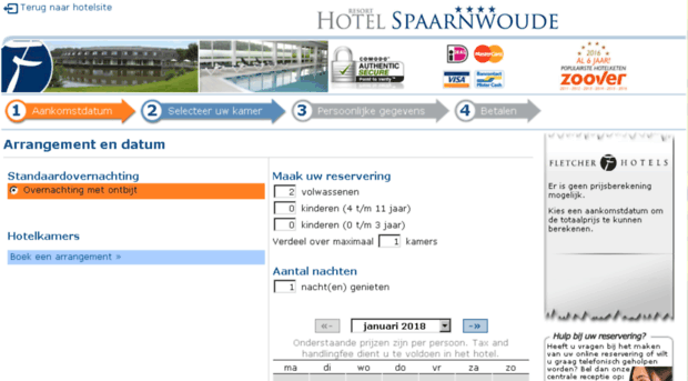 hotelresortspaarnwoude.reserveren.fletcher.nl