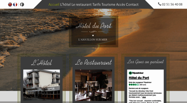 hotelrestaurantduport.com