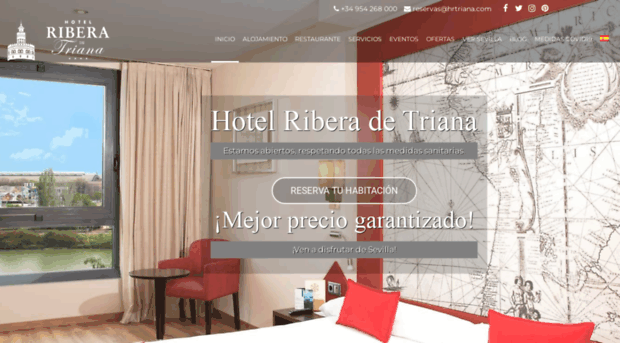 hotelriberadetriana.com