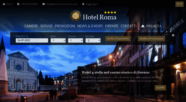 hotelromaflorence.com