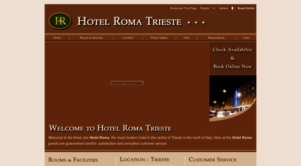 hotelromatrieste.com