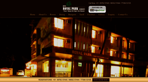 hotelroyalparkresidency.com