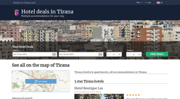 hotels-in-tirana.com