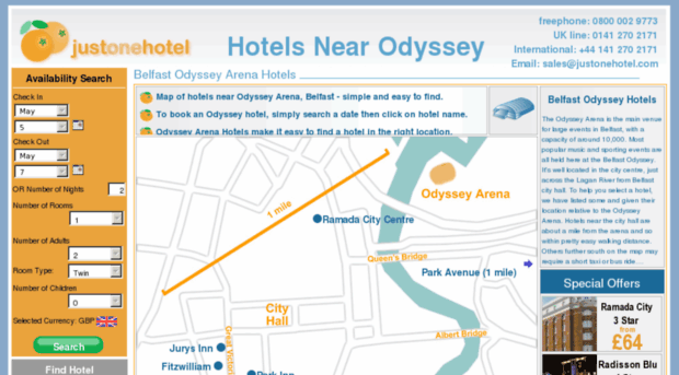 hotels-near-odyssey.com