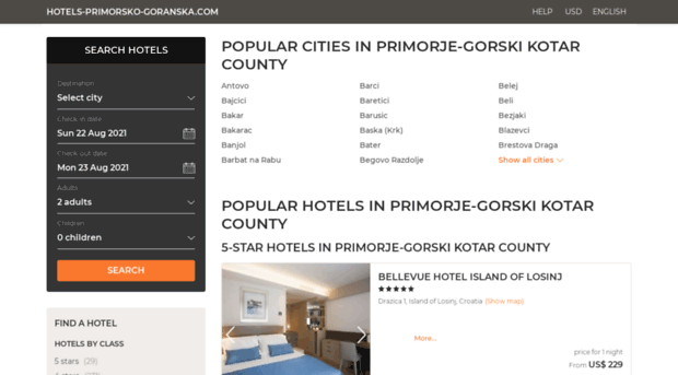 hotels-primorsko-goranska.com
