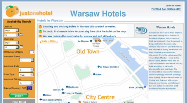 hotels-warsaw.co.uk