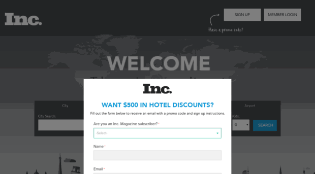 hotels.inc.com