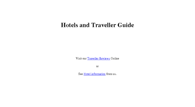 hotelsandtraveller.com