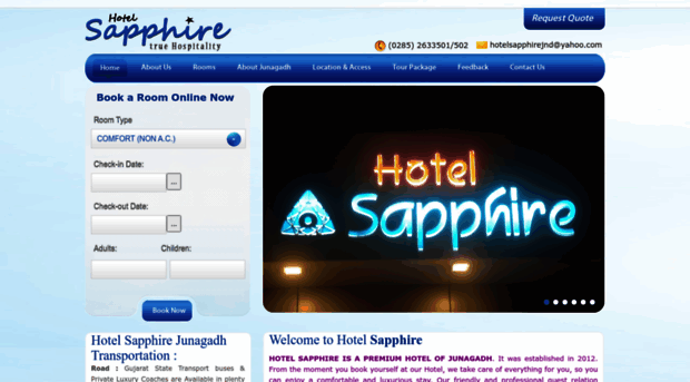 hotelsapphirejunagadh.com