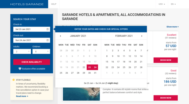 hotelsaranda.com