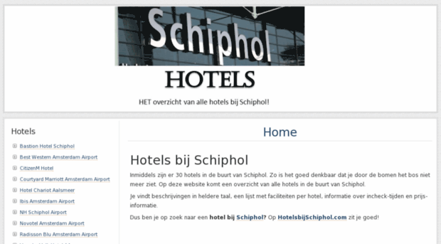 hotelsbijschiphol.com