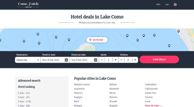 hotelscomolake.com