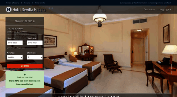 hotelsevillahabana.com