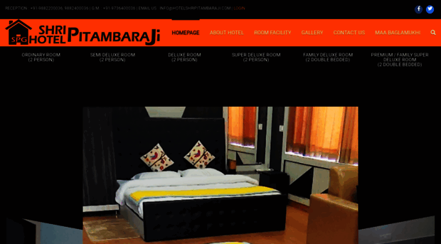 hotelshripitambaraji.com