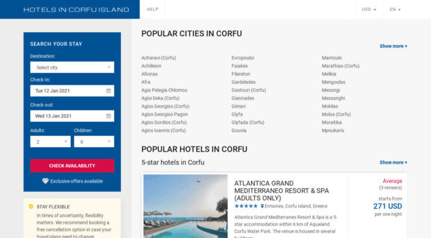 hotelsincorfu.net