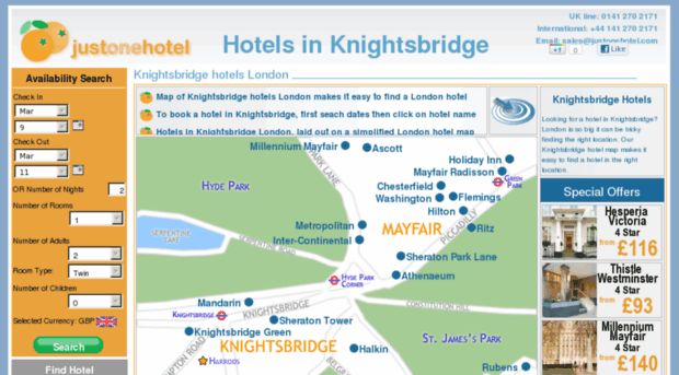 hotelsinknightsbridge.co.uk