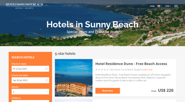 hotelsinsunnybeach.net