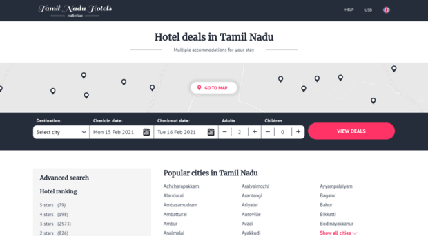 hotelsintamilnadu.com