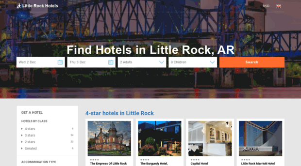 hotelslittlerockar.com