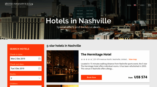 hotelsnashville24.com