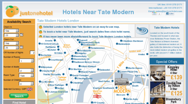 hotelsneartatemodern.co.uk