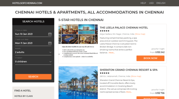 hotelsofchennai.com