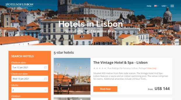 hotelsoflisbon.com