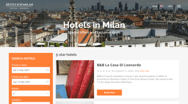 hotelsofmilan.com