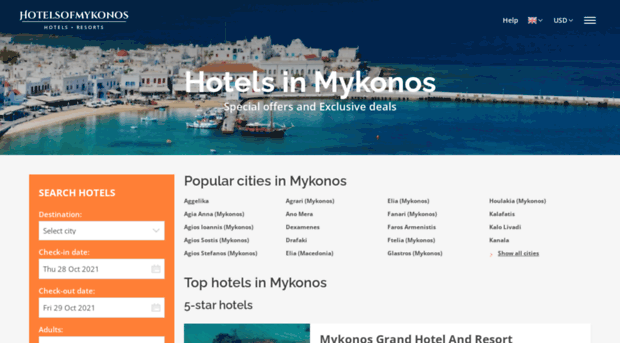 hotelsofmykonos.com