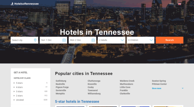 hotelsoftennessee.com