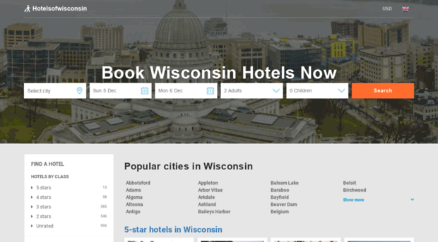 hotelsofwisconsin.com