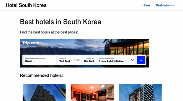 hotelsouthkorea.com