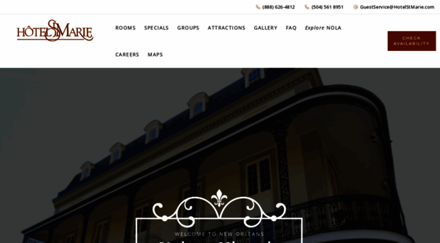 hotelstmarie.com