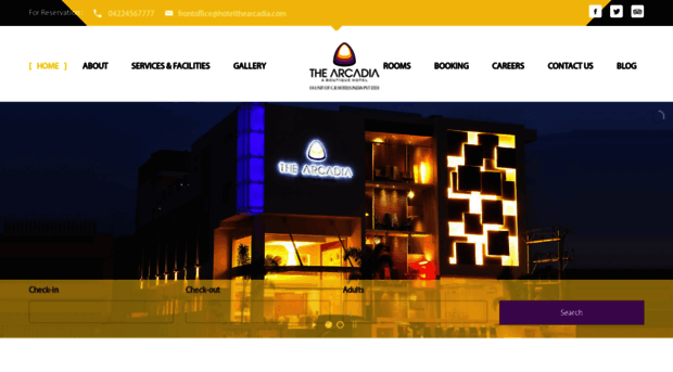 hotelthearcadia.com