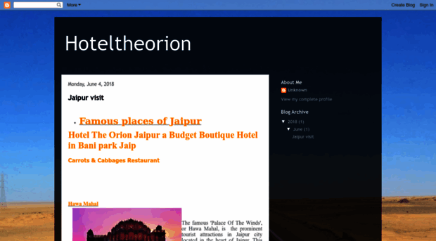 hoteltheorionjpr.blogspot.com