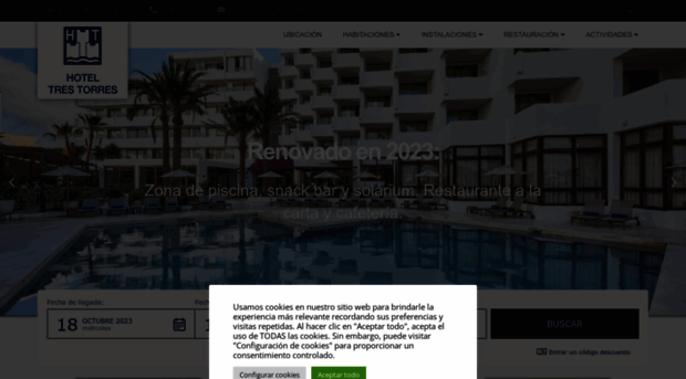 hoteltrestorresibiza.com