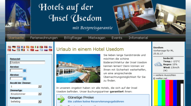 hotelusedom24.de