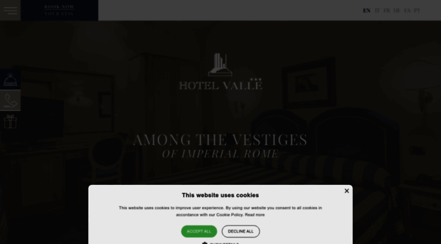 hotelvallerome.com