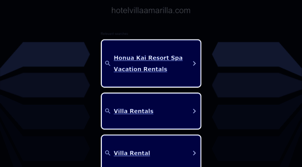 hotelvillaamarilla.com