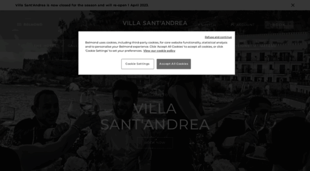 hotelvillasantandrea.com