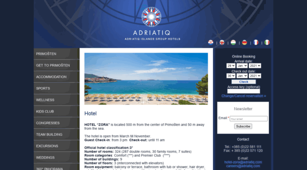 hotelzora-adriatiq.com