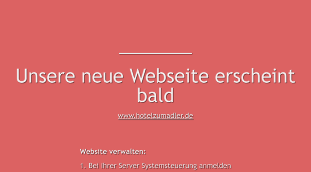 hotelzumadler.de