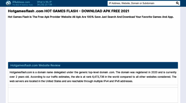 hotgamesflash.com.ipaddress.com